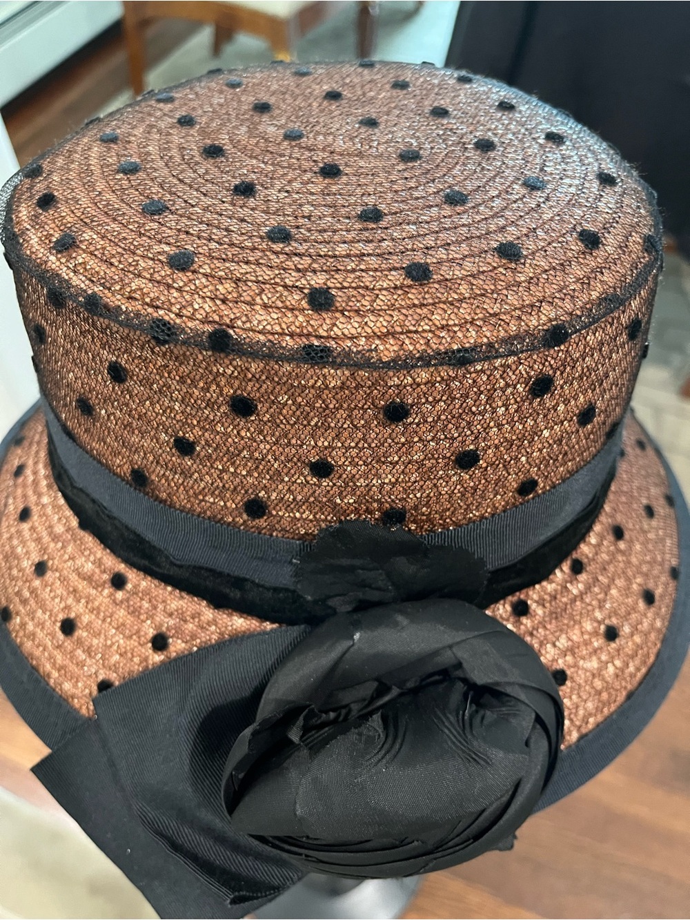 Kokin hat with box pre-owned  hat and box almost new not used  a lot